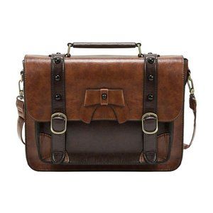 Women's Small Bow Messenger Bags - Color - Chicory